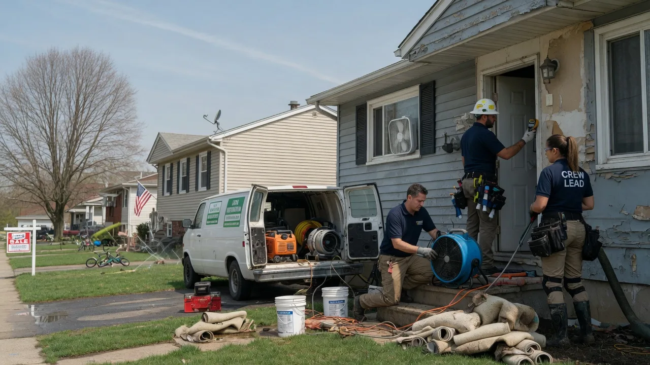 Flood Cleanup in Villa Ridge, IL near me