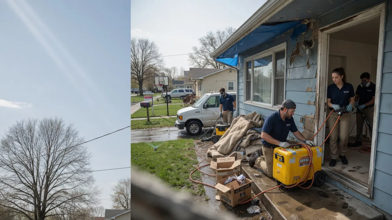 Basement Flood Cleanup in Villa Ridge, IL near me